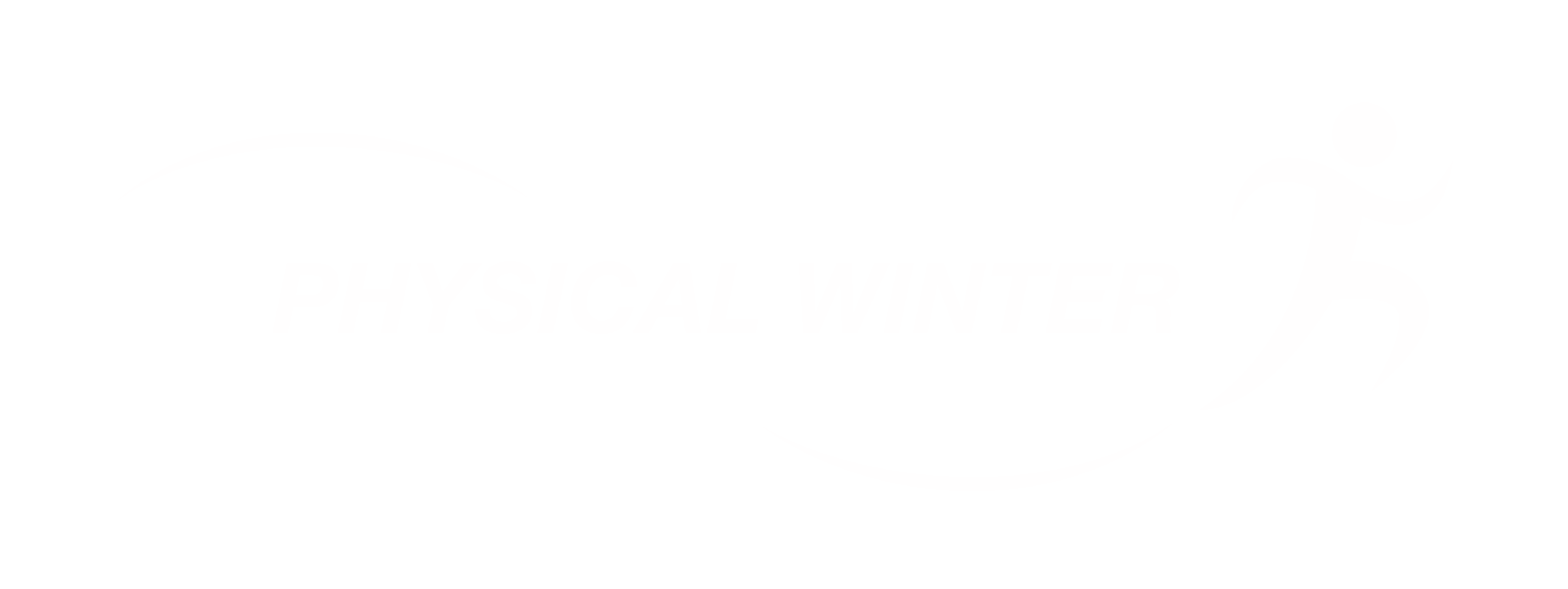 Physical-Winter® | Logo Weiß auf transparentem Hintergrund